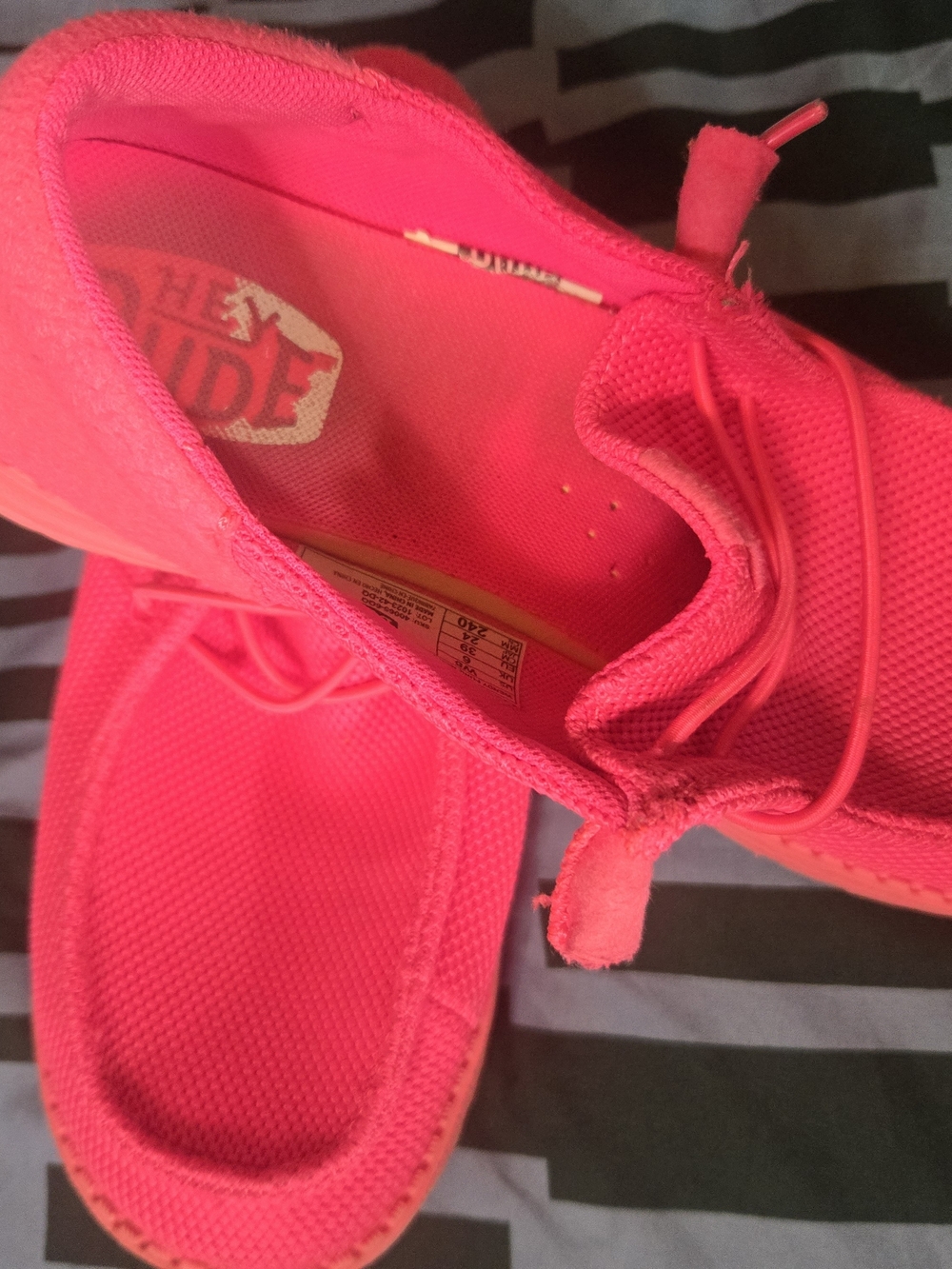 Hey Dudes Wendy Funk Mono Electric Pink Womens' Size W8